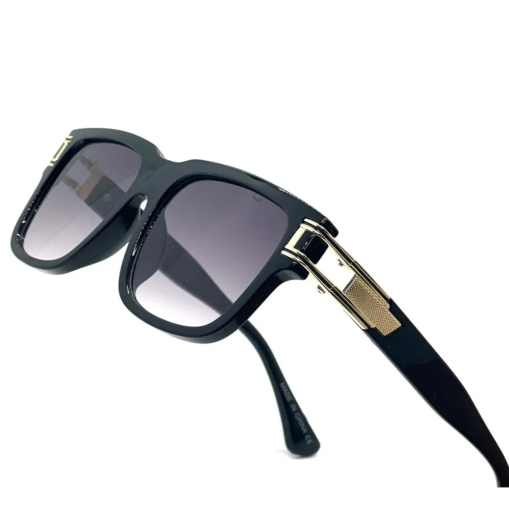 Women Rectangular Square Sunglasses Black Gradient Lens Female Ladys Girl Shades